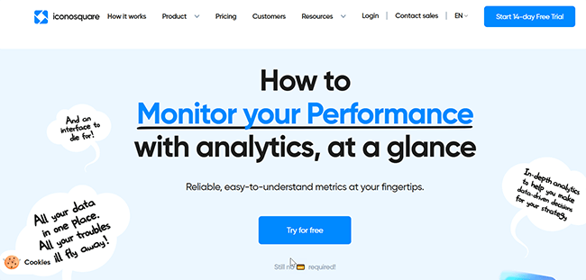 Iconosquare Analytics 主页