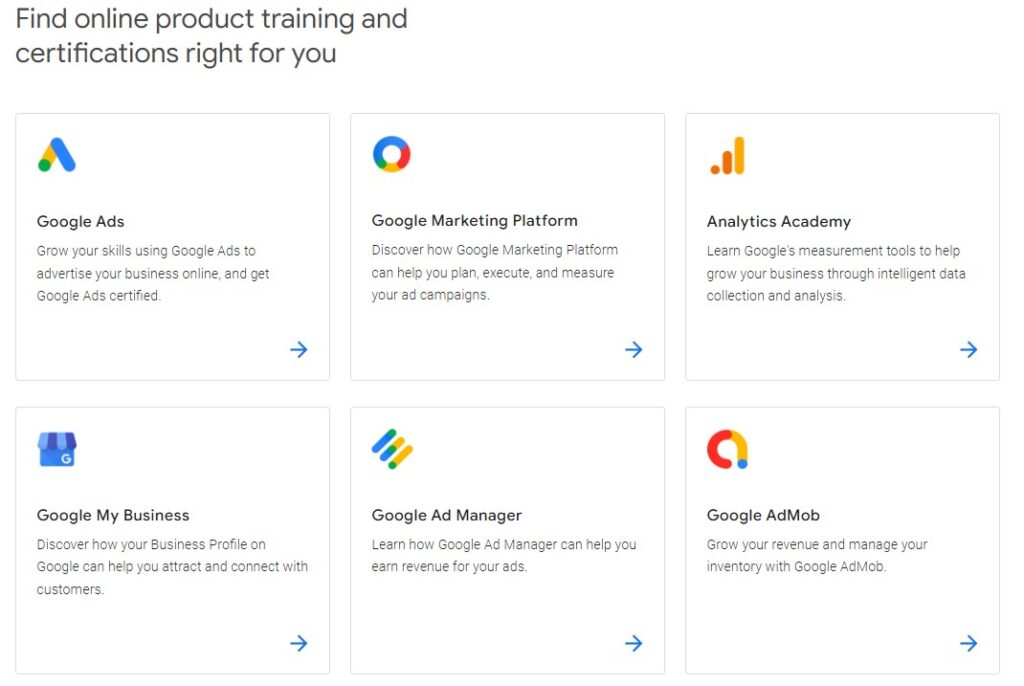 Google Skillshop 免费课程