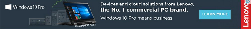 这是Windows10 Pro横幅广告的示例图。